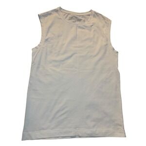 Pact Organic Cotton Loft Muscle Tee White Womens Sustainable Tank Top Basic M